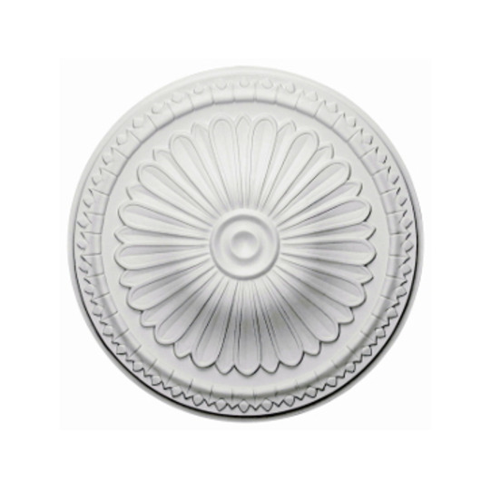 15in.OD x 2 1/2in.ID x 1 3/4in.P Alexa Ceiling Medallion No Finish